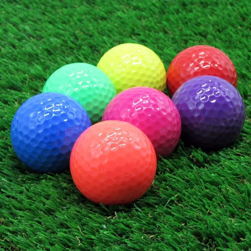 Xwejek Colored Golf Balls 8pcs Practice Mini Balls for Golf,Novelty Bright Miniature Ball Fun Set for All Golfer Indoor&Outdoor Putting - Image 5